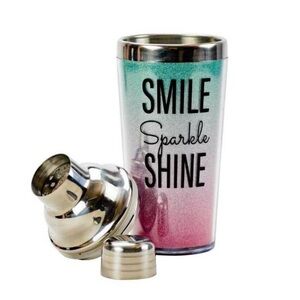 Cantini Colorful Cocktail Shaker 14oz Double Wall BPA Free